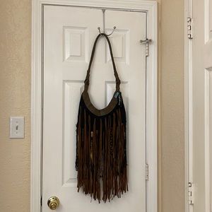 Fringed purse